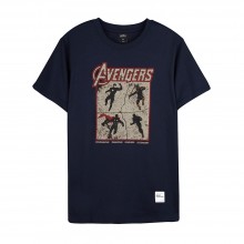 Avengers: Endgame Series Avengers Team Tee (Navy Blue, Size XXL)