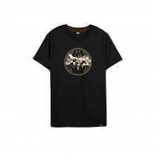 Batman Series: Golden Logo Tee (Black, Size S)