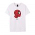 Spider-Man Series Side Face Tee (White, Size L)