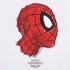 Spider-Man Series Side Face Tee (White, Size M)