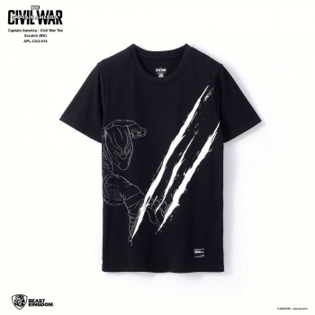 Marvel Captain America: Civil War Tee Scratch - Black, Saiz XL (APL-CA3-014)