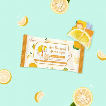 Aufairy Anti Bacterial Wipes - Yuzu Scent - 10pcs (4 in 1)